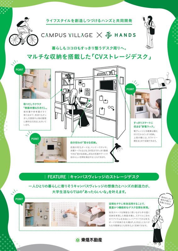 ストレージデスク"